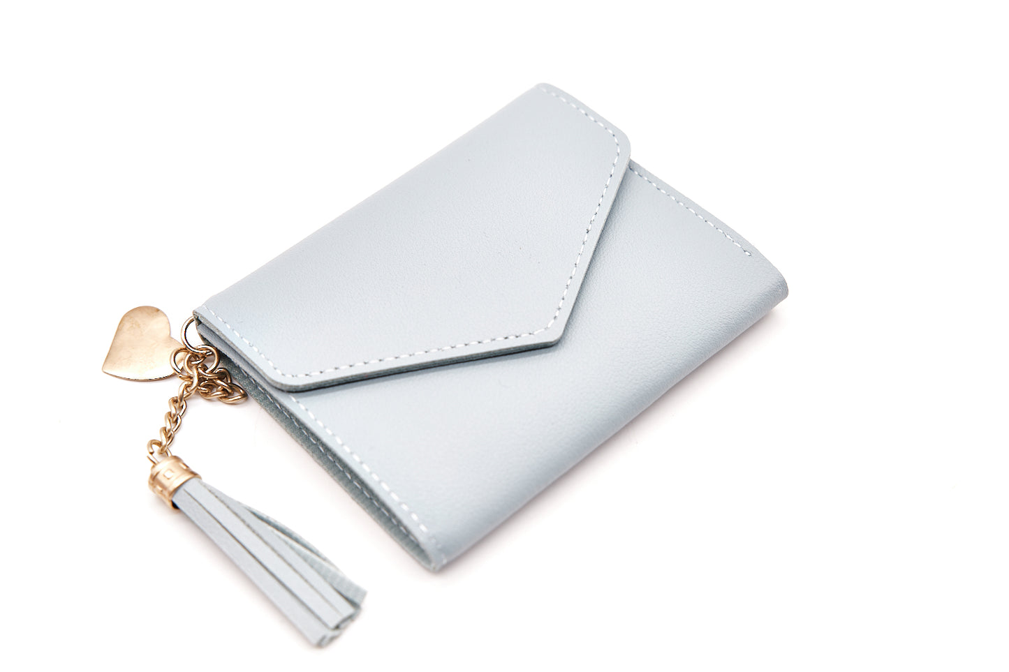 Tassel Clutch Wallet with Charm