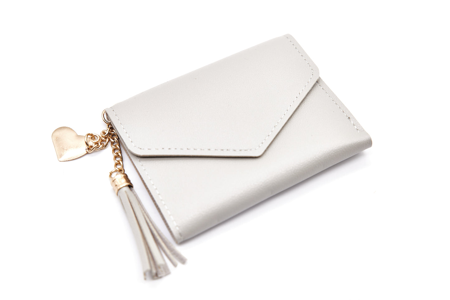 Tassel Clutch Wallet with Charm