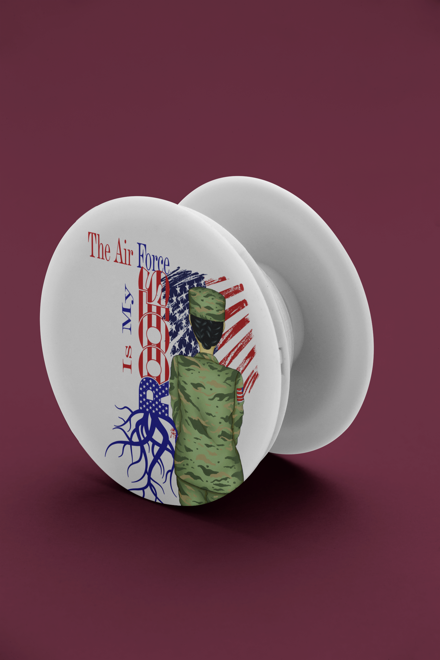 Air Force Roots (Female) Pop Socket