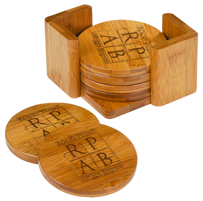 Bamboo Coaster Set