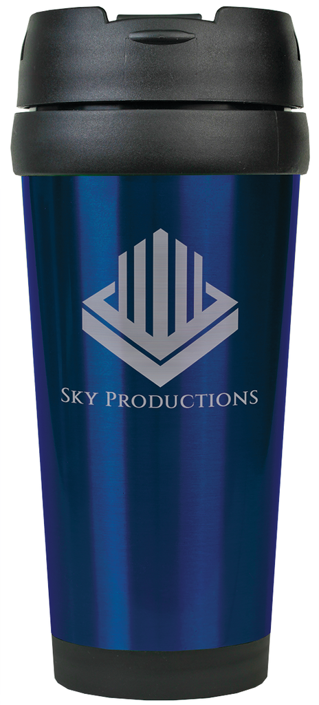 Gloss Travel Mug Blue
