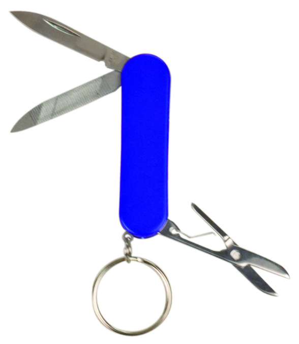 3-Function Pocket Knife with Keychain