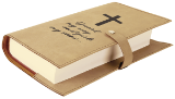 6 1/2" x 8 3/4" Leatherette Bible Cover
