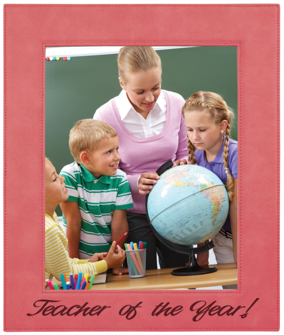 Pink Leatherette Frame