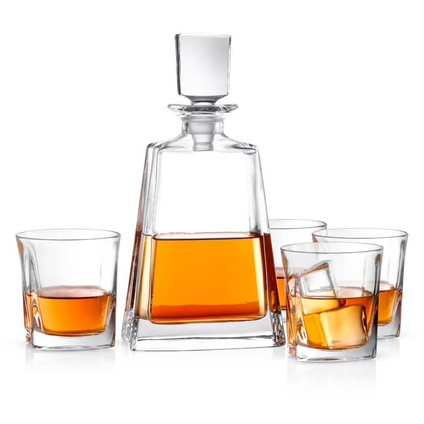 Luna Whiskey 5-Peice Decanter Set