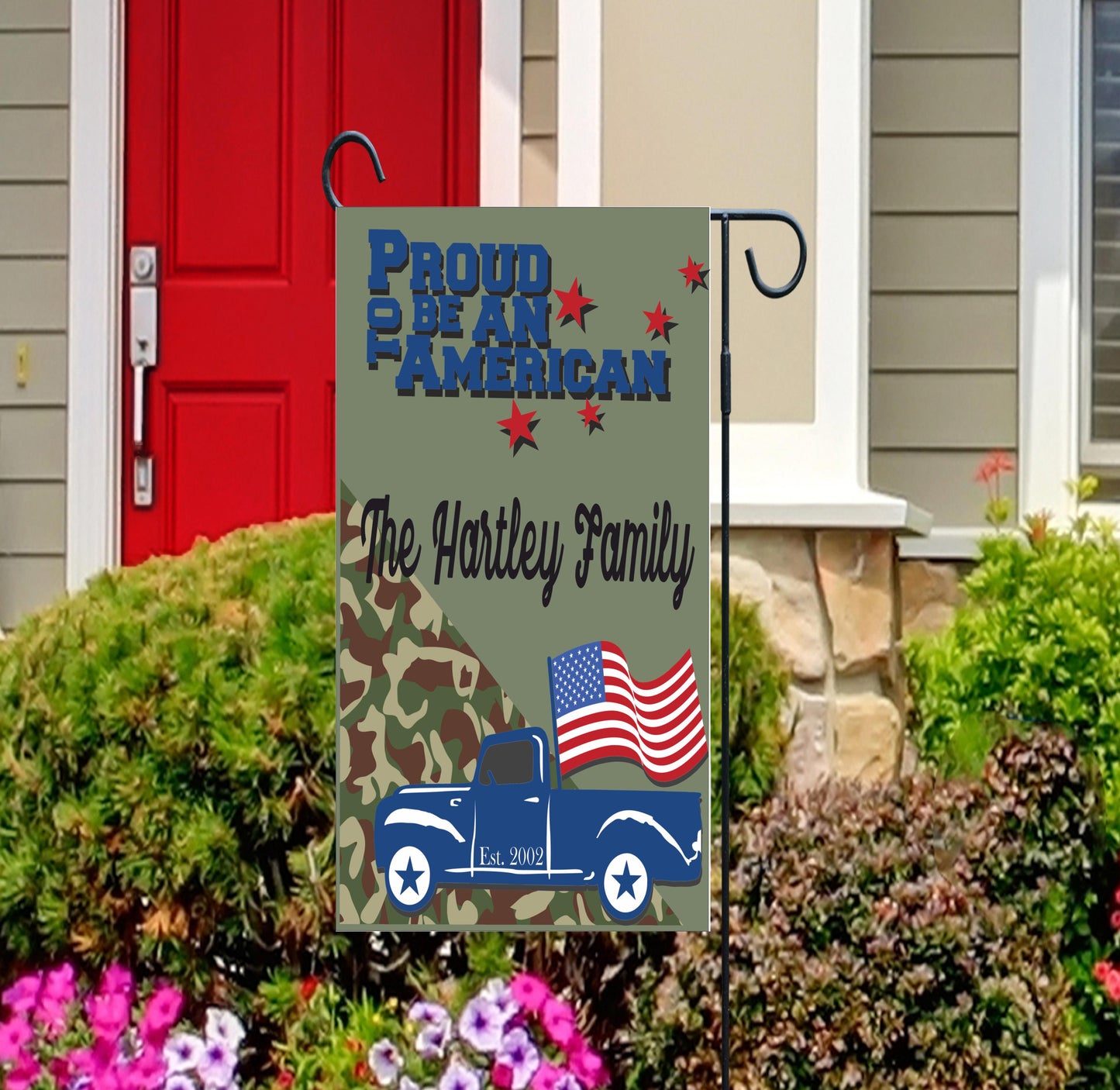 Proud American Blue Truck