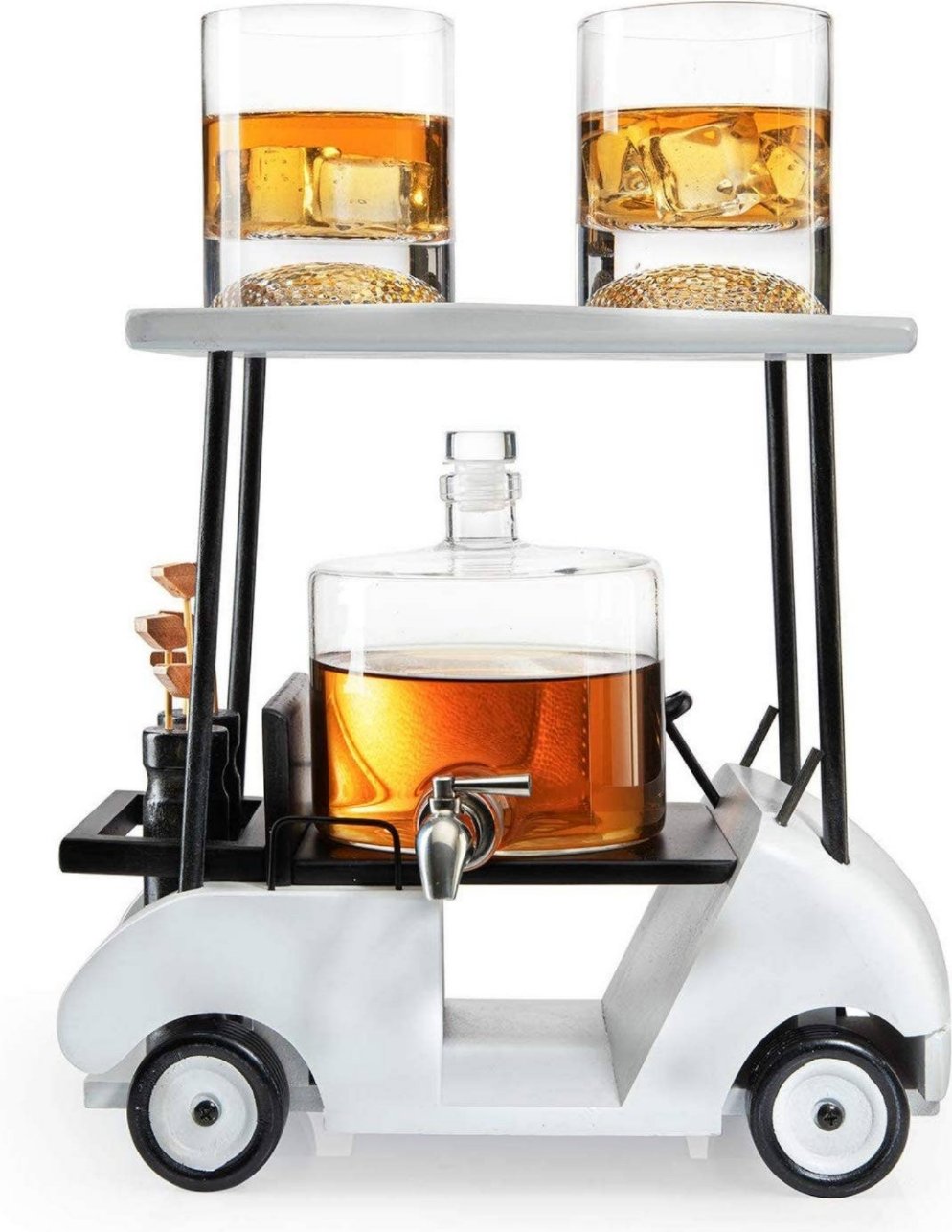 Golf Caddy Decanter Set