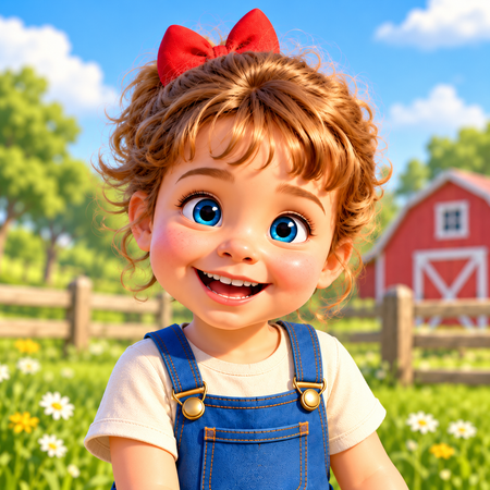 Abby, a curious young adventurer