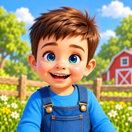 Axel, a playful young adventurer