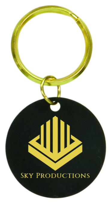 Classic Black and Brass Keychains