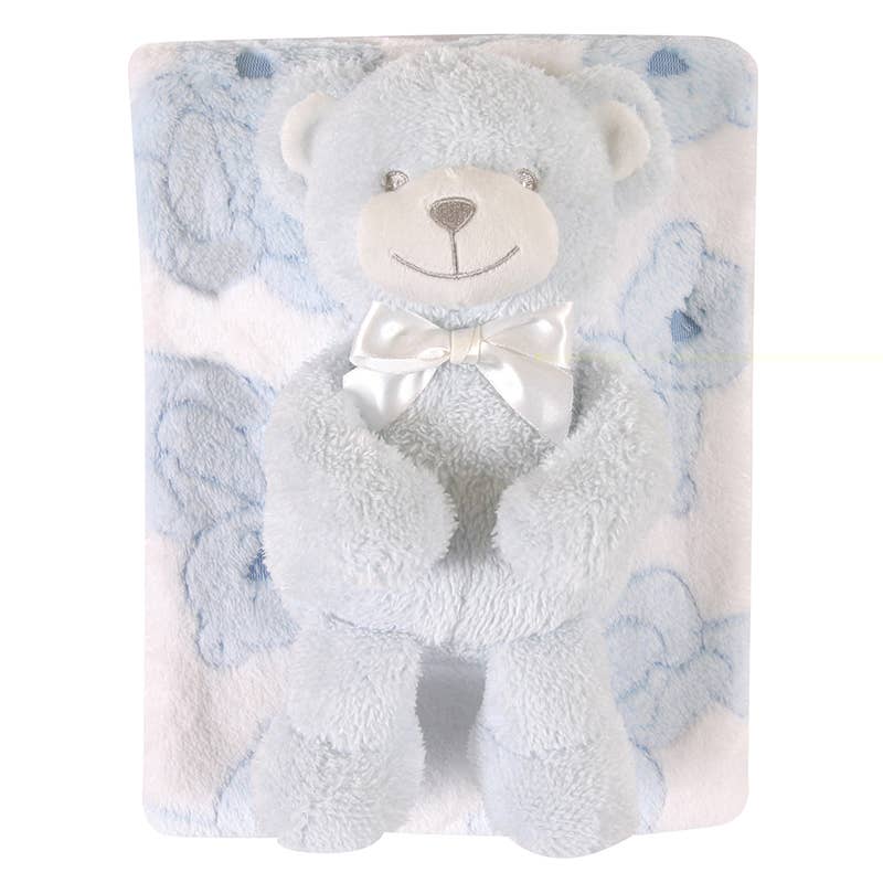 Beary Fleece Blanket and Plush Toy Set