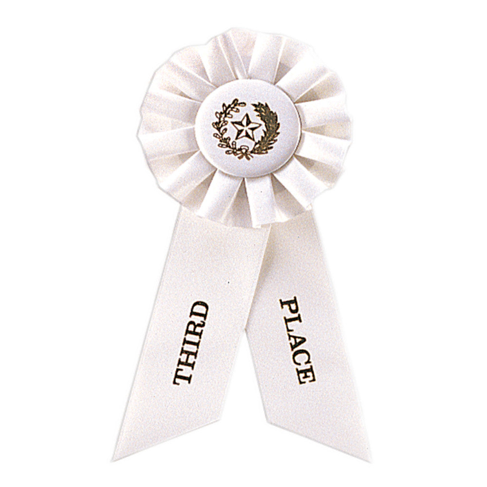 1st - 3rd Place Rosette Ribbons