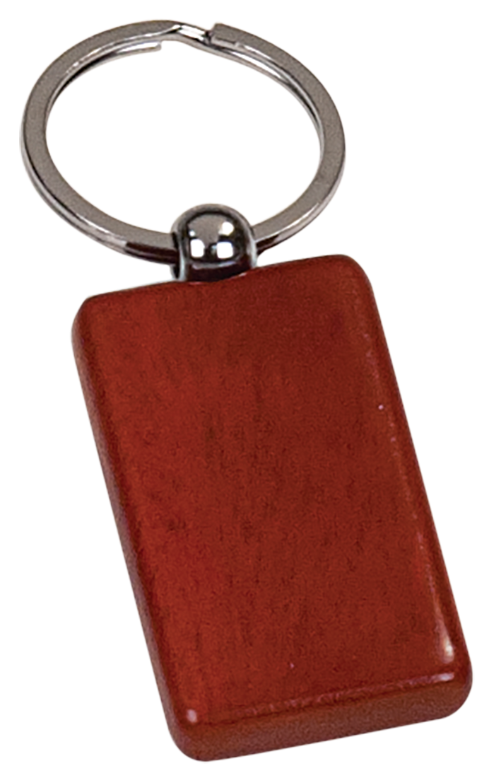Stylish Customizable Wooden Finish Keychain