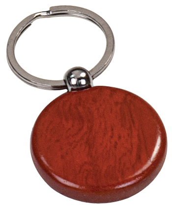 Stylish Customizable Wooden Finish Keychain