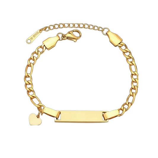 Kids Custom Heart Bracelet