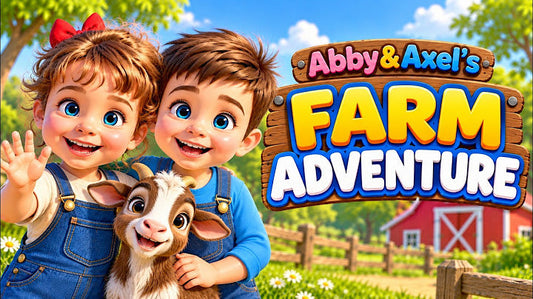 Support Abby and Axel Adventures - Abby and Axel on their farm adventure