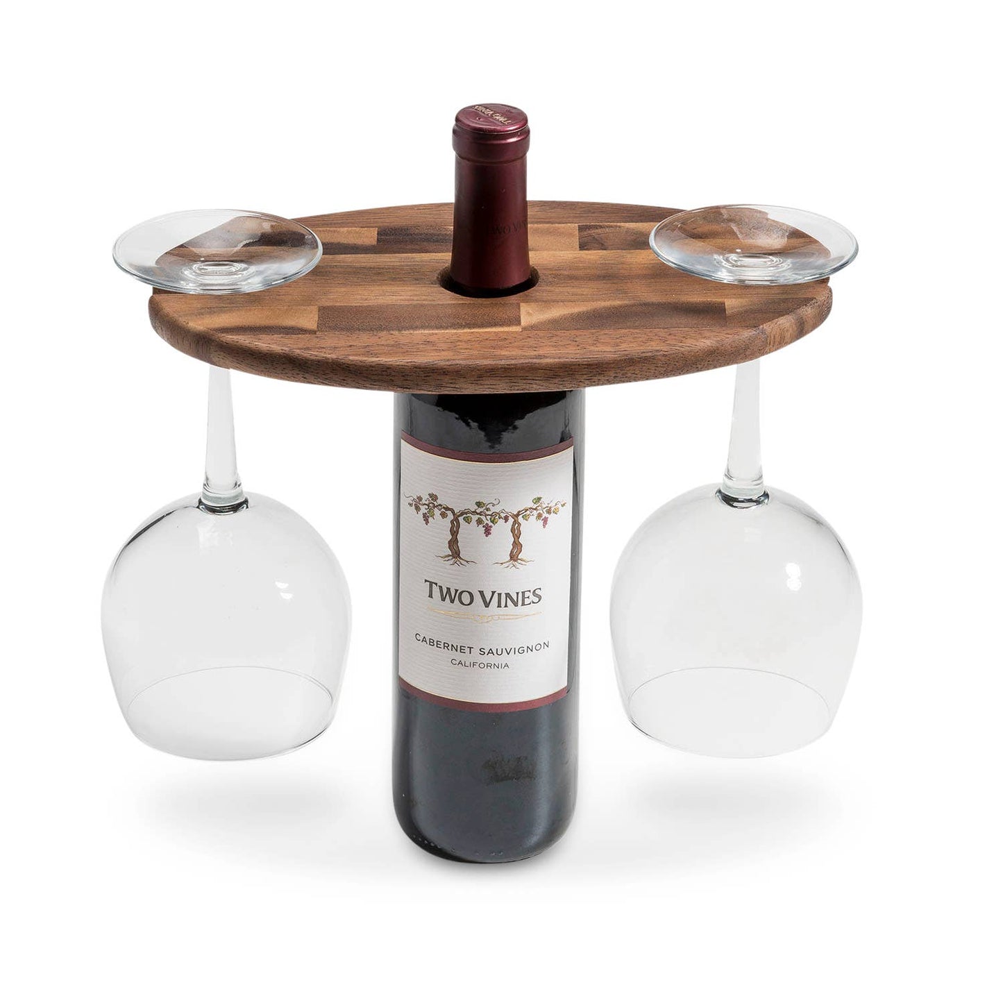 Wine Glass Holder with Endgrain