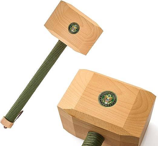 US Army Wooden Thor Mjolnir Hammer Award