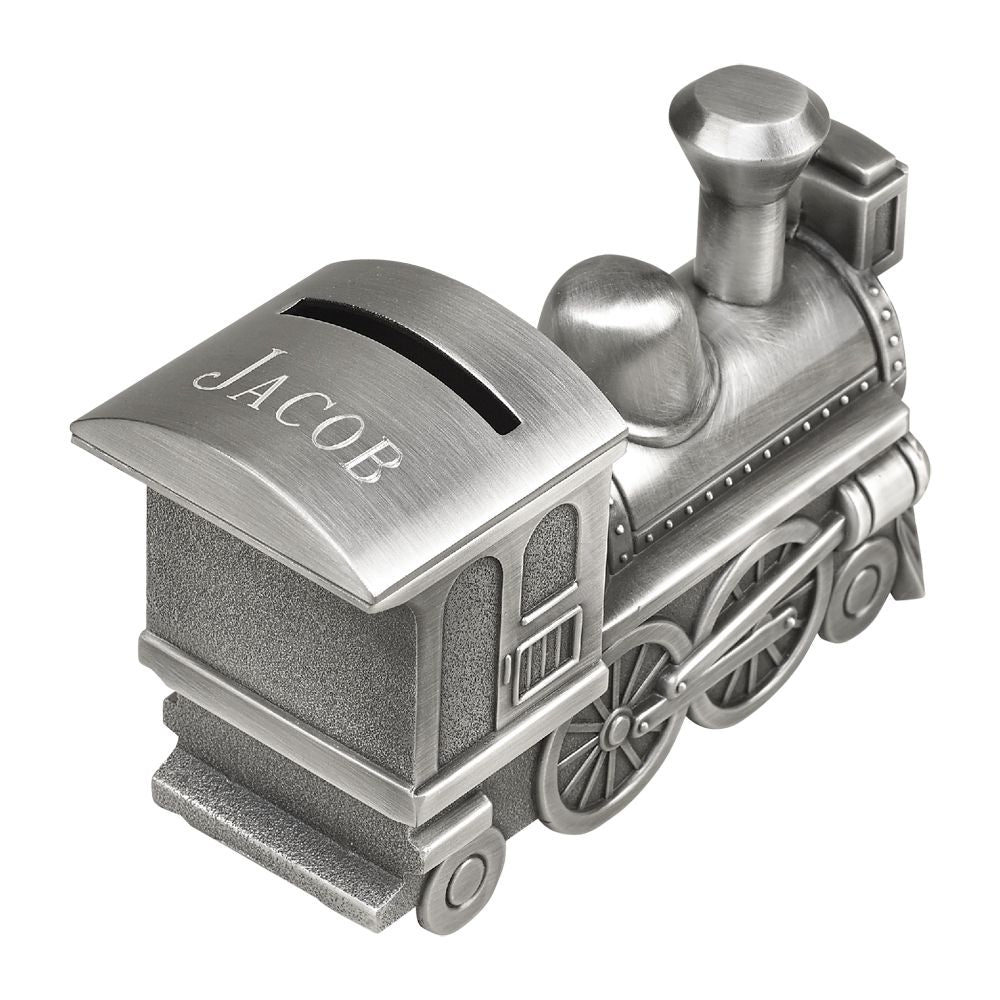 Pewter Train Bank