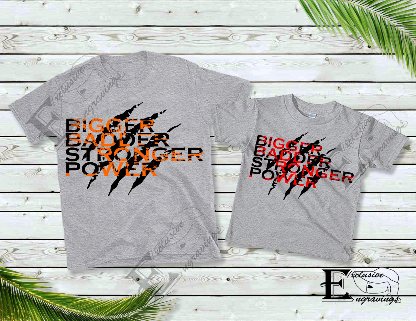 "Bigger Badder Stronger Power Claw" T-shirt