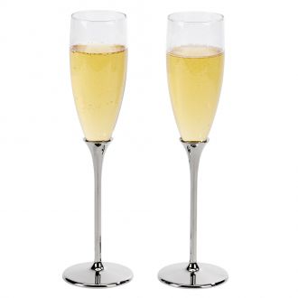 Boston Toasting Flutes H 10 1/4