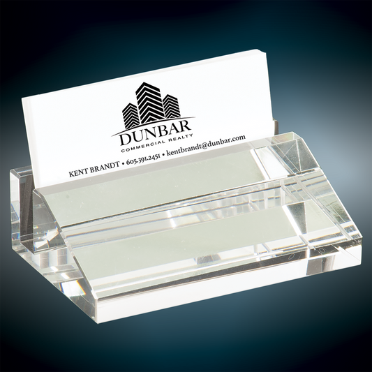 Executive Crystal Business Card Holder