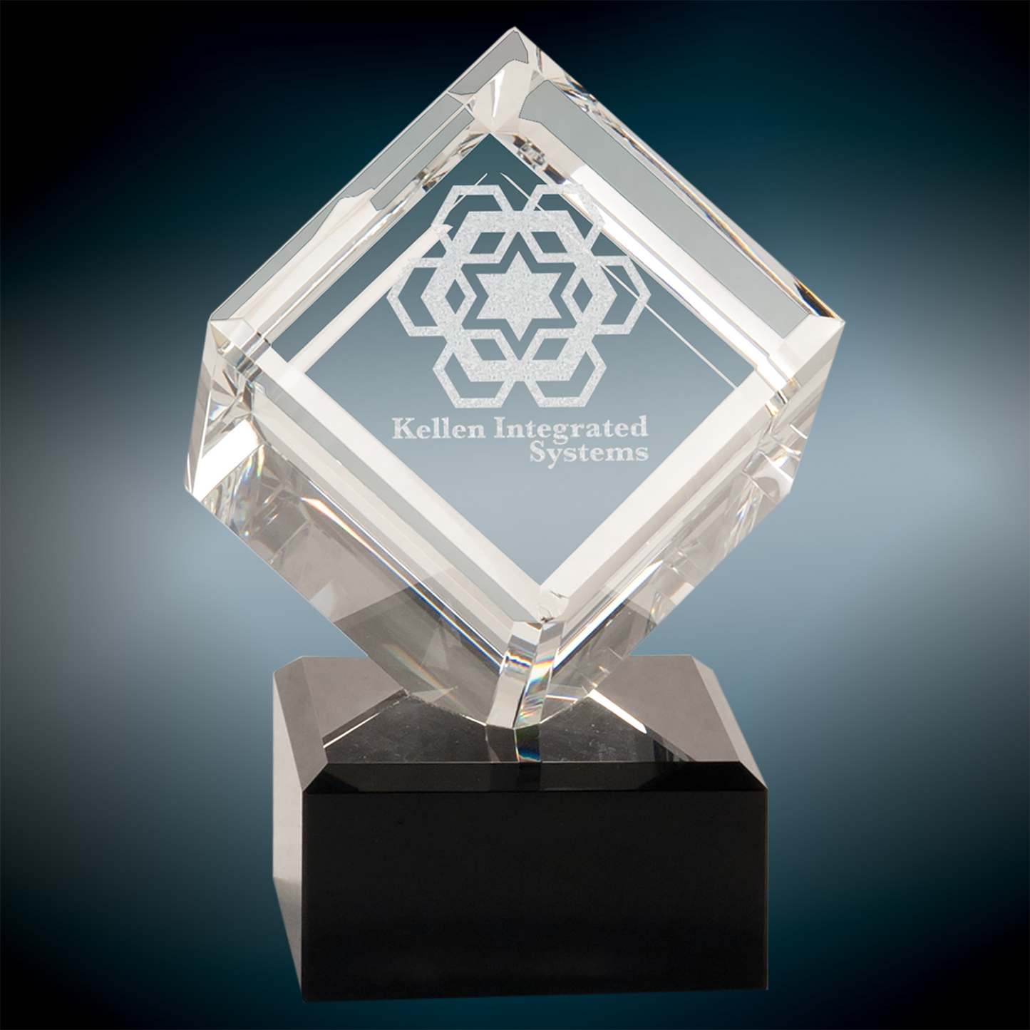 Pedestal Crystal Cube