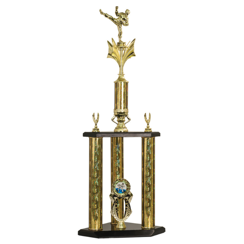 3 Post Martial Arts Trophy (29 3/4")