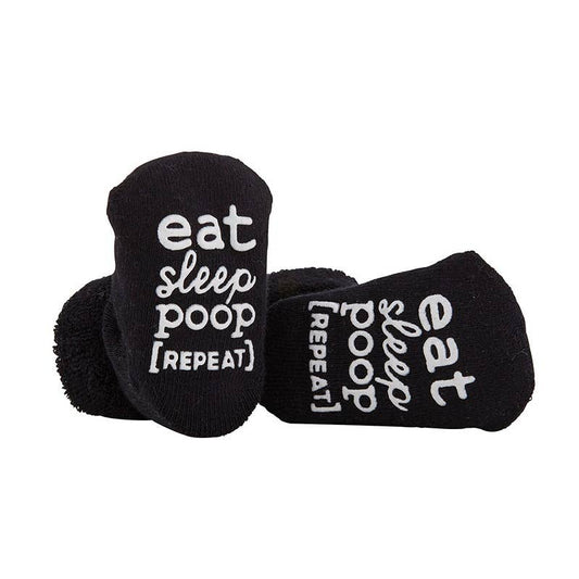 Eat, Sleep, Poop, Repeat Socks