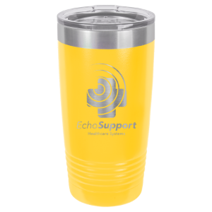 Insulated Tumbler w/Clear Lid 20 oz Polar Camel Brand