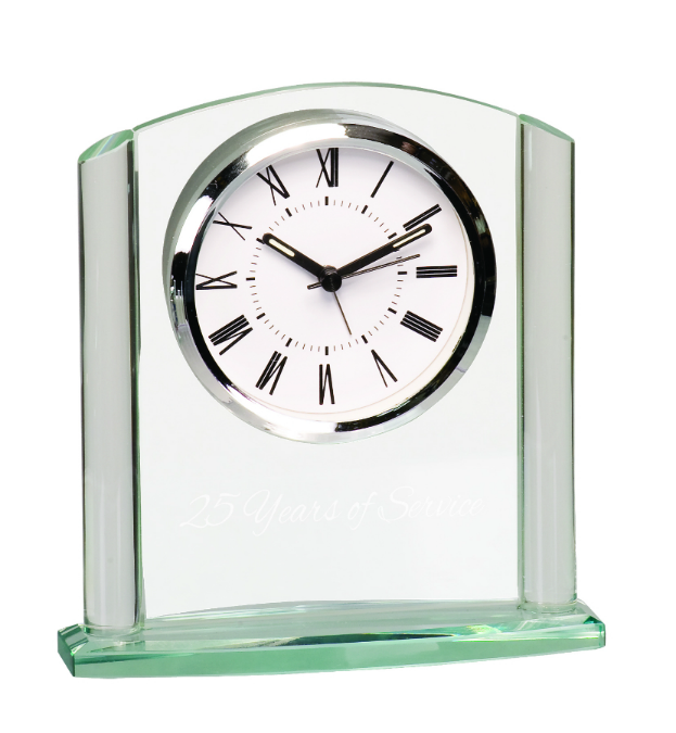 Arch Glass Clock
