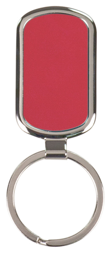 Rectangular Keychain red