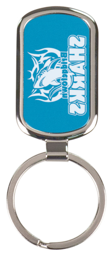 Rectangular Keychain blue