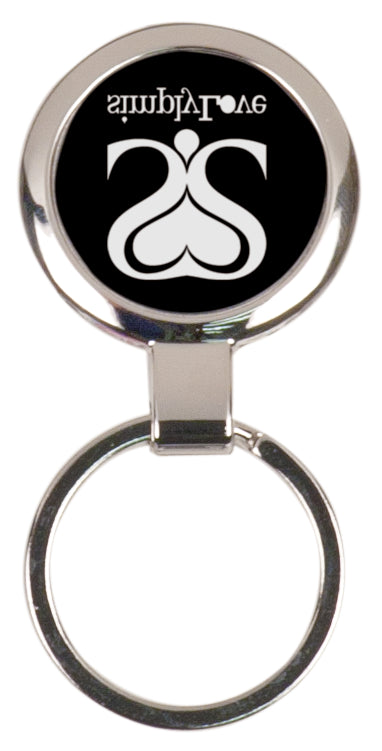 Round Keychain black