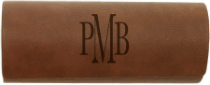 Leather Eyeglass Case (Light/Dark Brown)