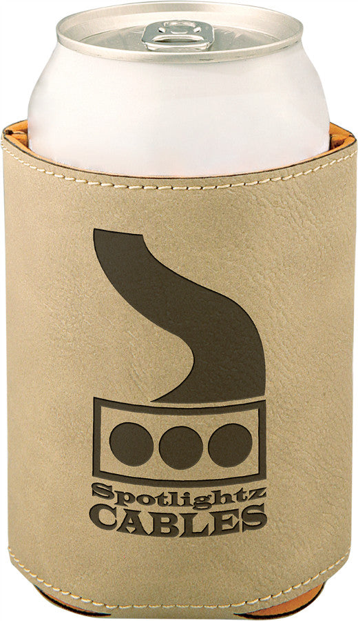 Light Brown Leatherette Beverage Holder