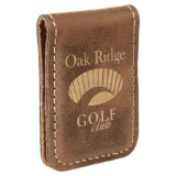 Money Clip Laserable Leatherette 1 3/4" x 2 1/2"
