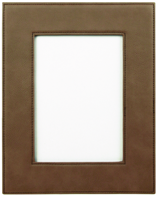 Dark Brown Leather Picture Frame
