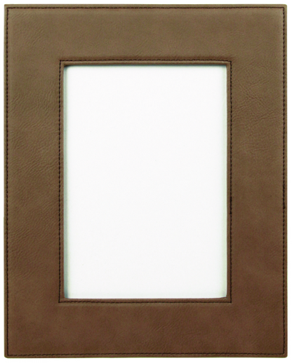 Dark Brown Leather Picture Frame