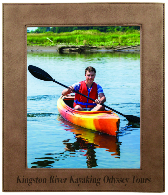 Dark Brown Leather Picture Frame