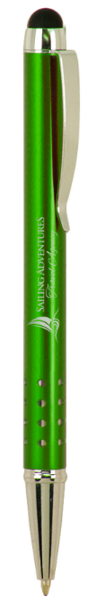 Ballpoint Pen with Stylus green