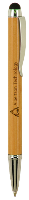 Ballpoint Pen with Stylus wood