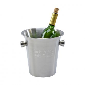 Matte Finish Wine Cooler with Knob Style Handles
