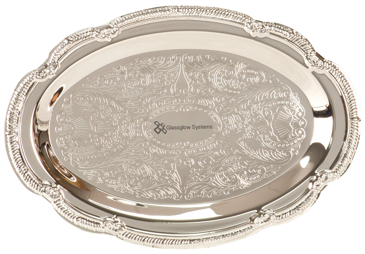 Silver Plated Oval Tray