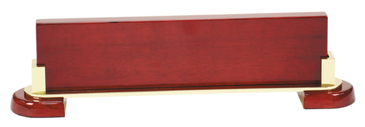 Rosewood Piano Finish & Metal Name Bar