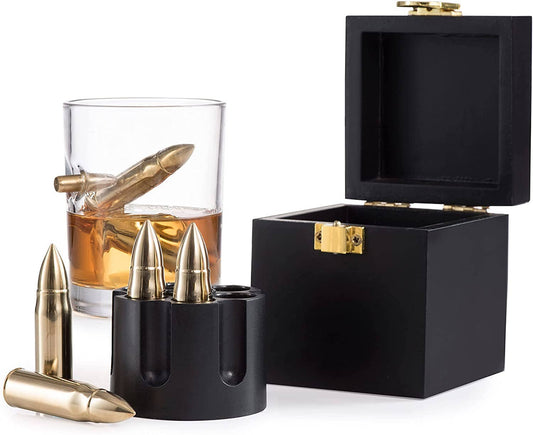 Gold Bullet Stones Gift Set Black Box